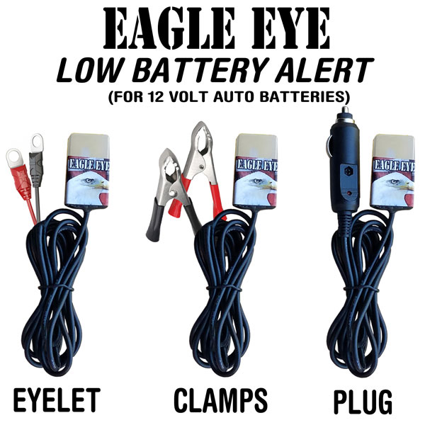 12 Volt Low Battery Alarm Alert