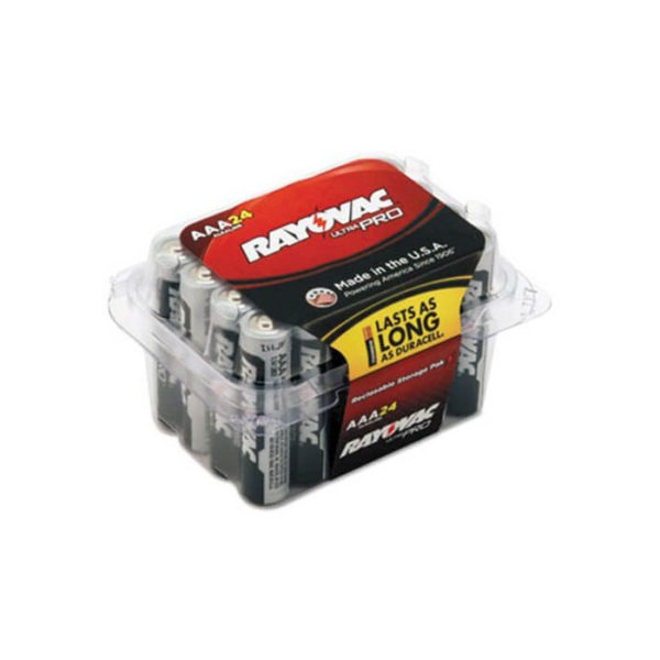 24 Pack AAA Alkaline Batteries From Rayovac©
