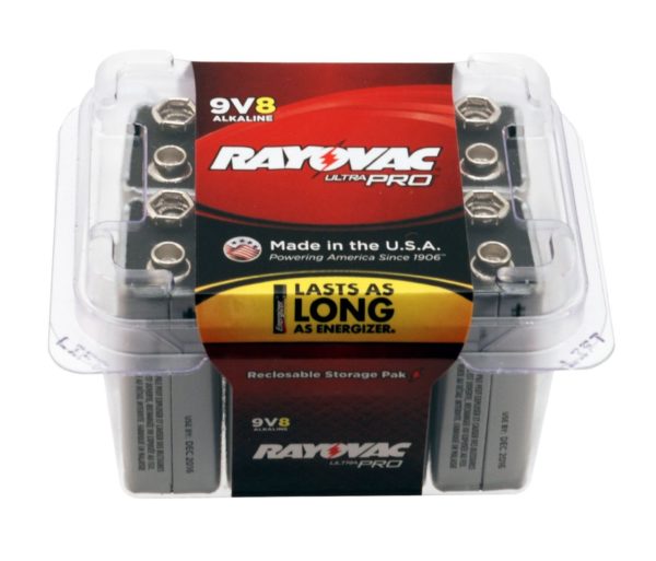 9 Volt Alkaline Battery Pack by Rayovac