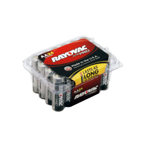 24 Pack AA Alkaline Batteries From Rayovac©